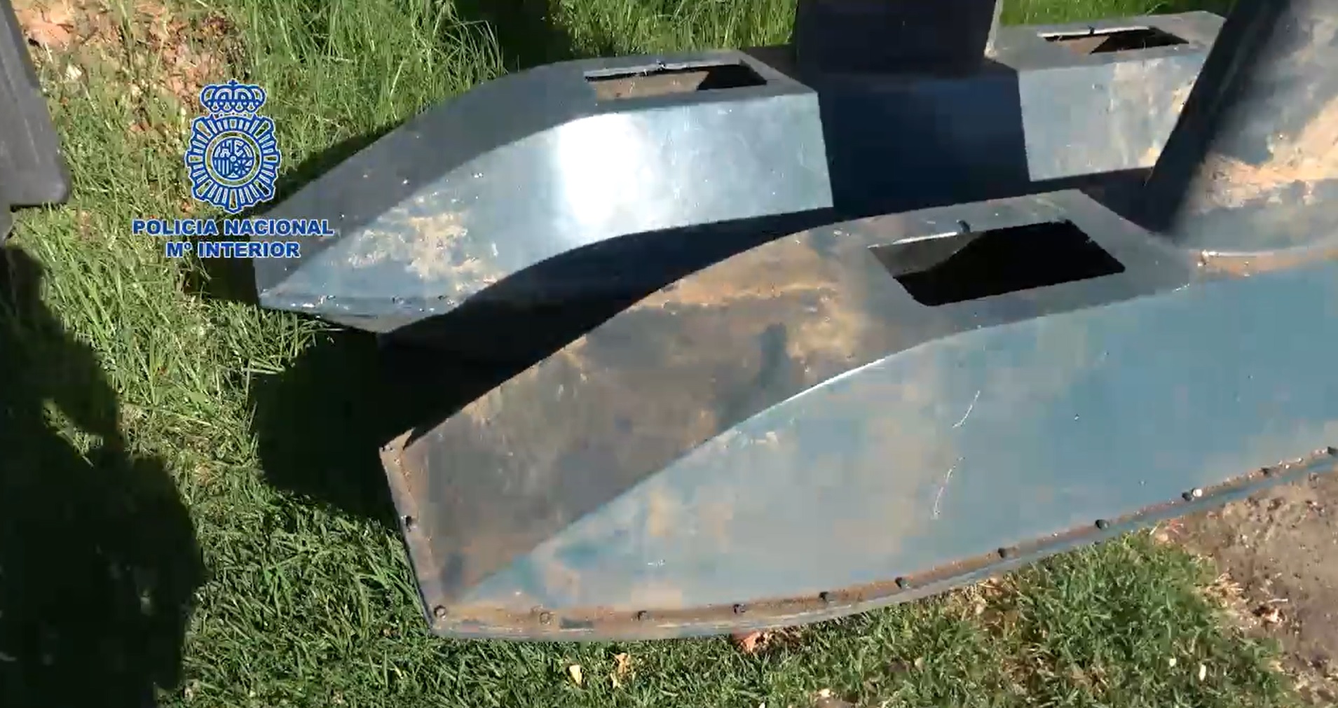 VIDEO. Drone submarine care pot transporta până la 200 de kilograme de droguri au fost confiscate de polițiștii spanioli