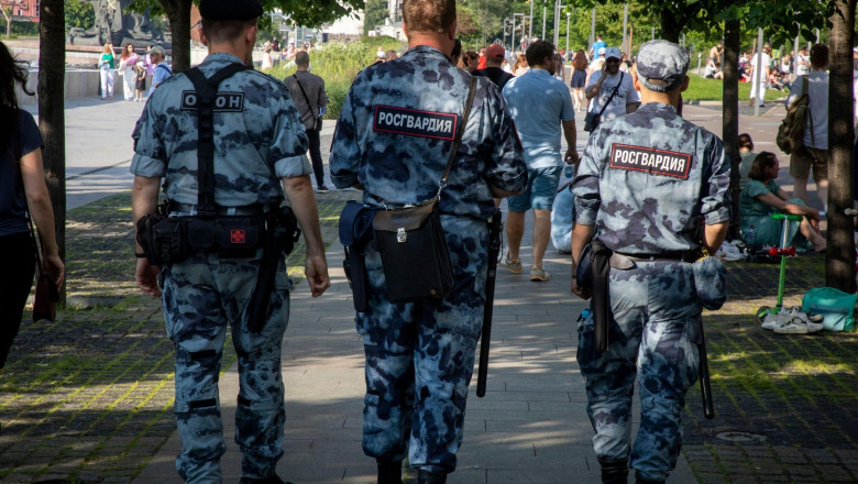 Polițiști în Crimeea ocupată de ruși