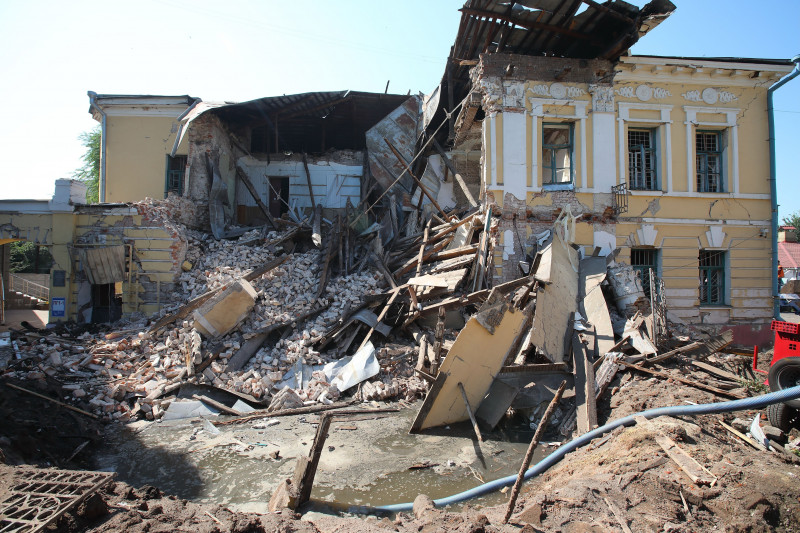 Russians shell Kharkiv, Ukraine - 06 Jul 2022