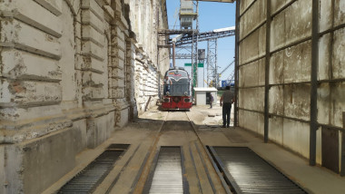 Linia ferată cu ecartament larg din Portul Galaţi