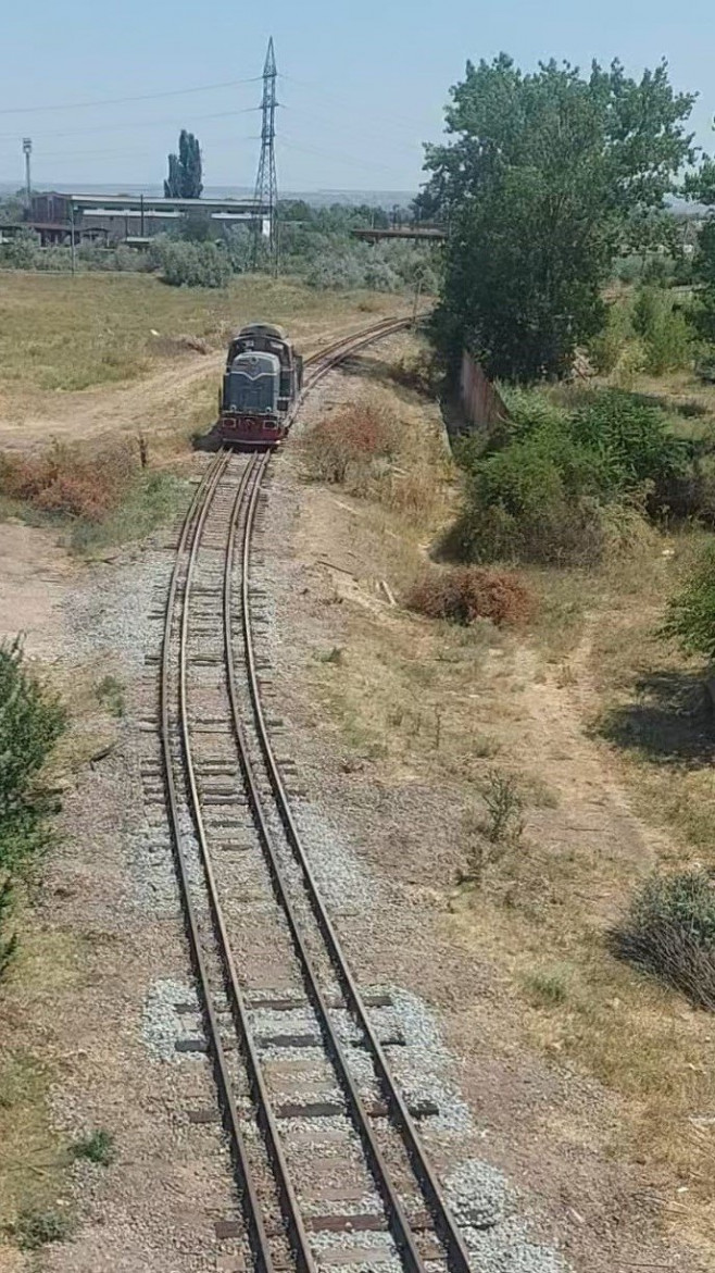 Linia ferată cu ecartament larg din Portul Galaţi
