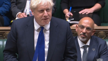 Boris Johnson în parlament