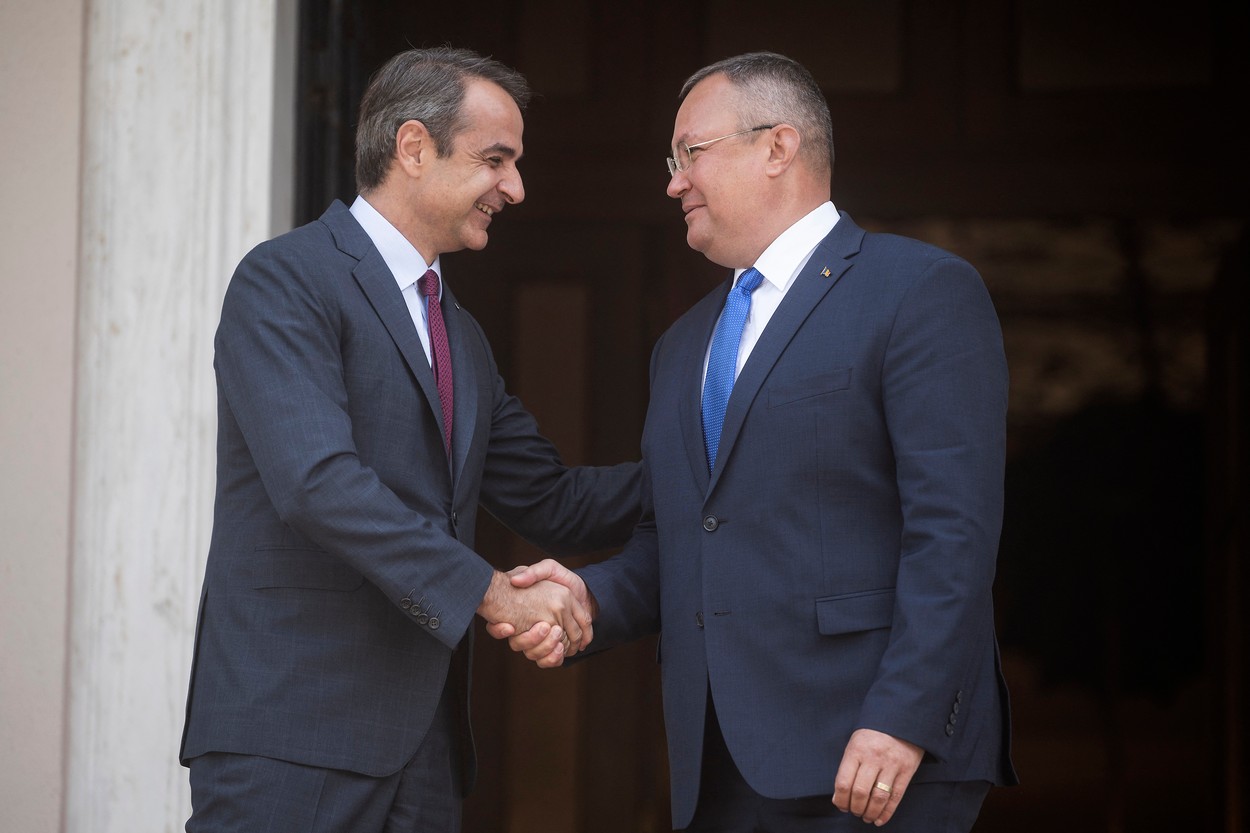 A fost operaționalizat interconectorul prin care vor fi aduse gaze în România. Ciucă, în Grecia: Putem aproviziona Ucraina și Moldova