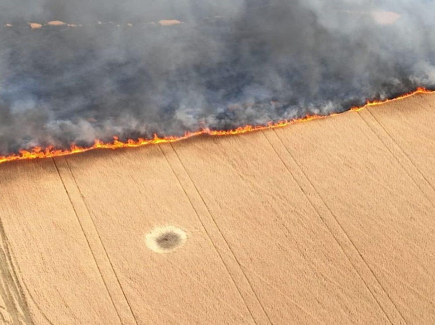 Kievul acuză armata rusă că incendiază câmpurile de cereale din regiunea Zaporojie