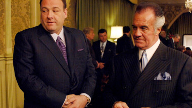 Tony Sirico (dreapta), alături de James Gandolfini.