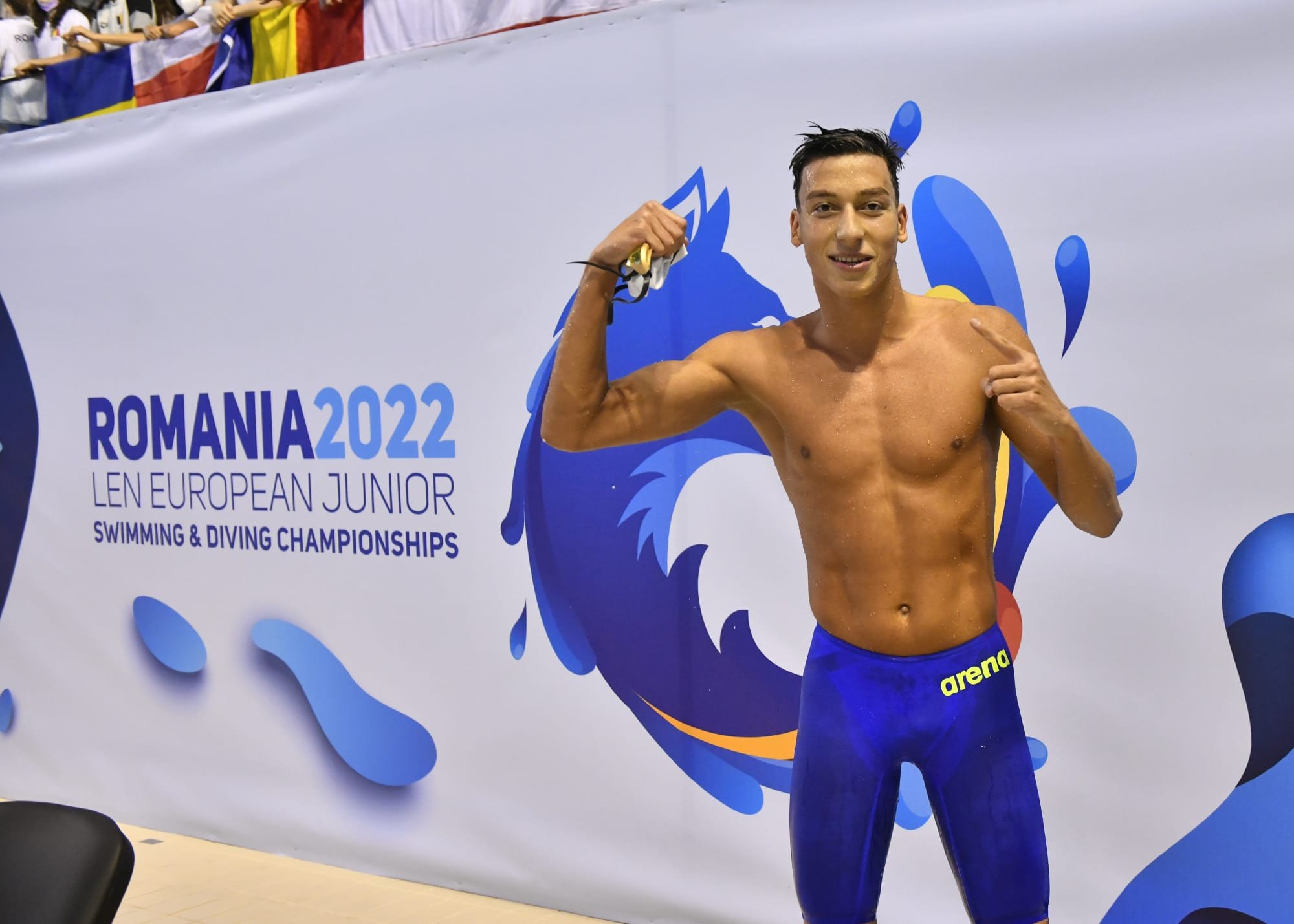 Încă o medalie pentru România la Campionatul European de înot pentru juniori: Vlad Stancu, argint la 800 de metri liber