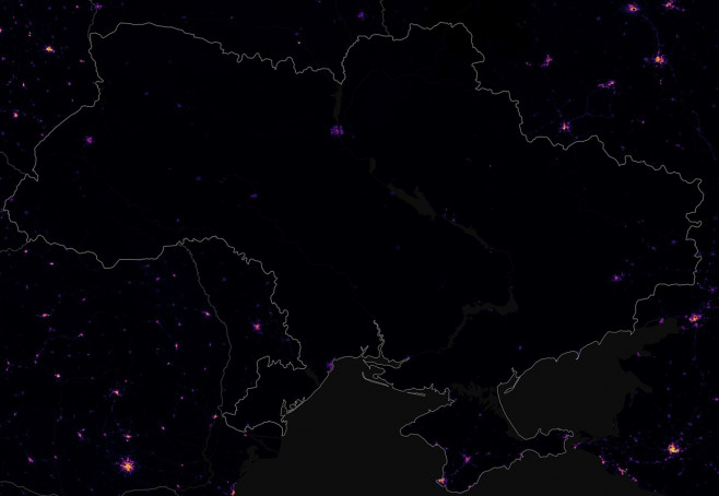 Amazing NASA Satellite Images Show How Russian Invasion Has Dimmed Ukraine Lights
