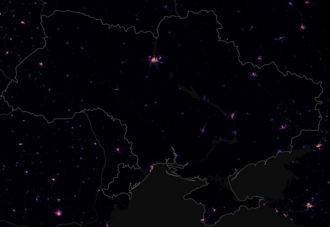 Amazing NASA Satellite Images Show How Russian Invasion Has Dimmed Ukraine Lights