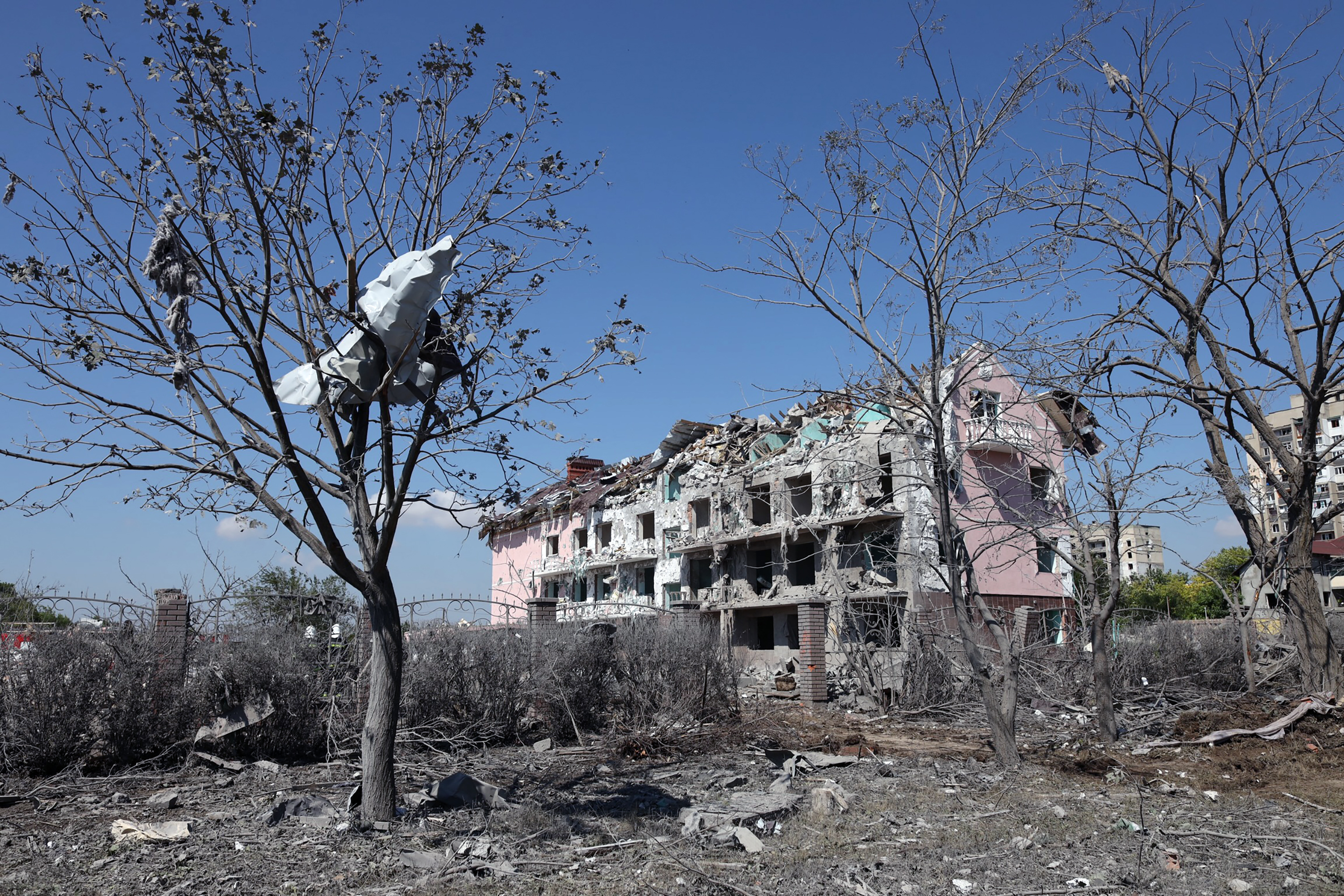 Centrul bombardat de rusi in Odesa este un sanatoriu al Republicii Moldova unde sunt tratati copiii moldoveni cu probleme de sanatate