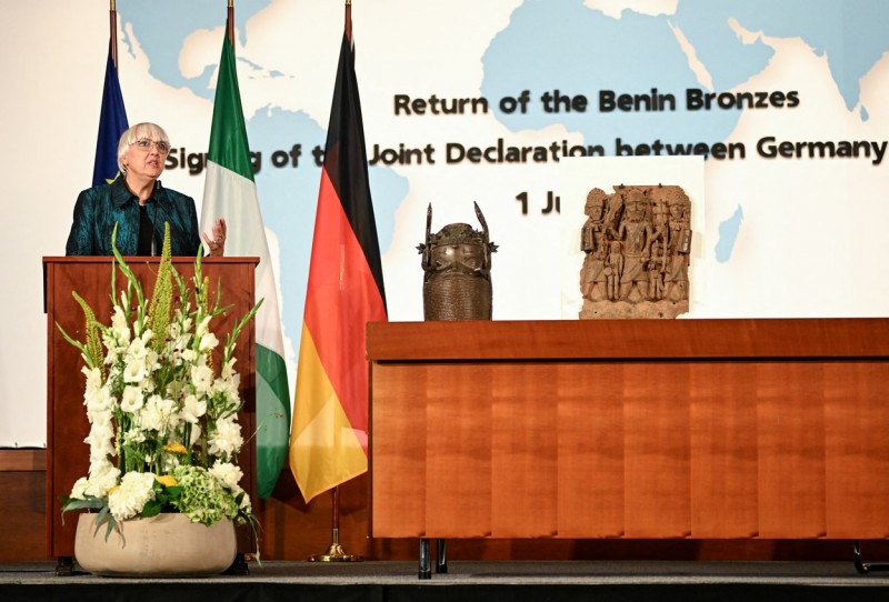 Germania a predat Nigeriei primele bronzuri de Benin furate în perioada colonială