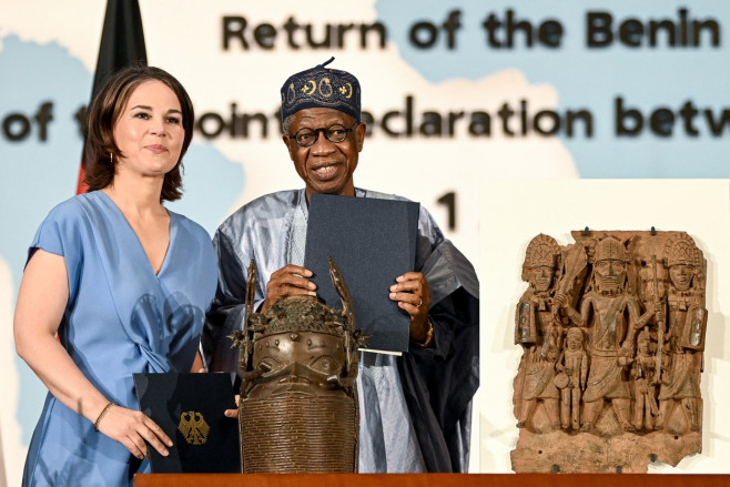 Germania a predat Nigeriei primele bronzuri de Benin furate în perioada colonială