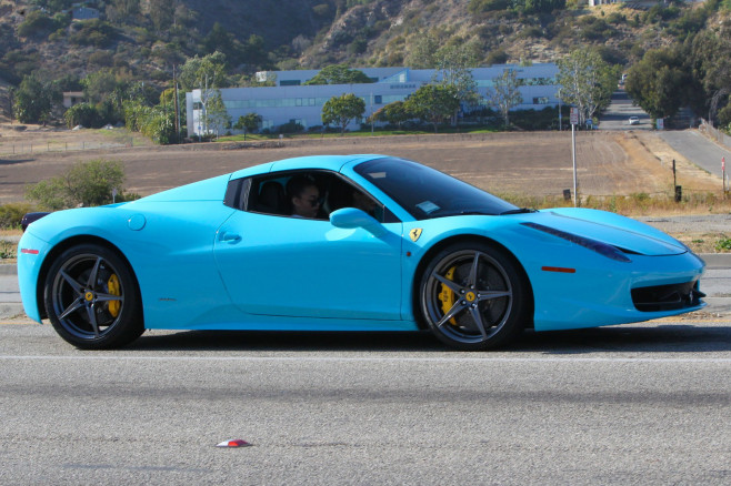 Kylie Jenner and Jordyn Woods take a drive in her Ferrari