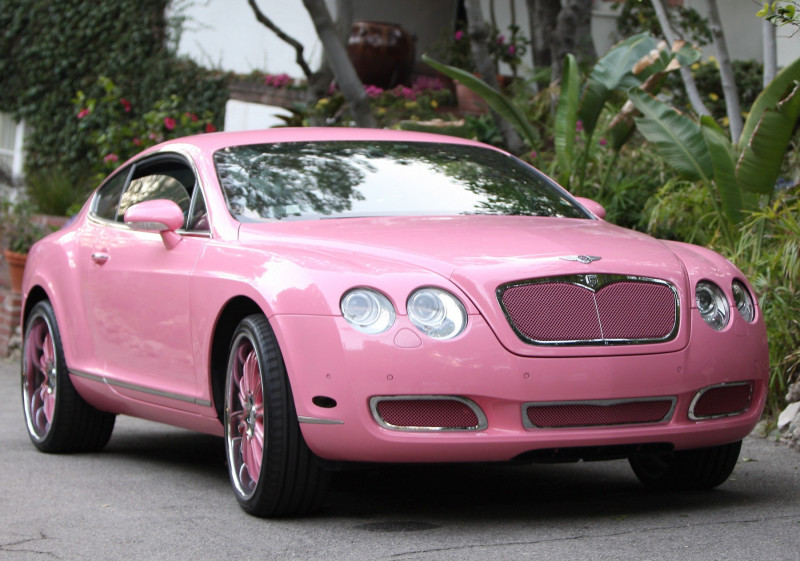 EXCLUSIVE Paris Hilton Wrecks Her Pink Bentley