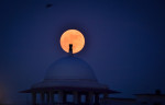Super Buck Moon Sighted In Delhi, New Delhi, DLI, India - 13 Jul 2022