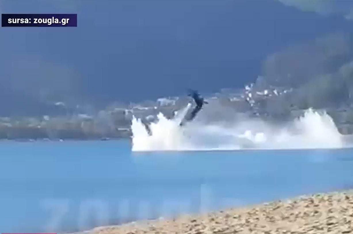 VIDEO. Momentul prăbușirii elicopterului din Grecia. Copilotul român a murit