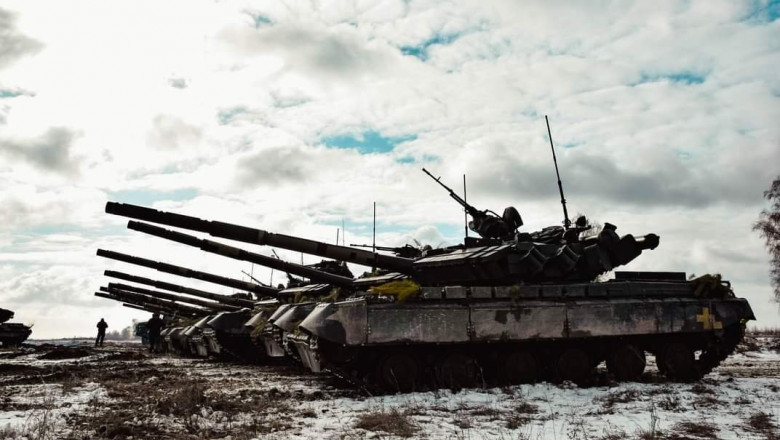 Ukraine Military Drill Amid Russian Threats - 13 Feb 2022