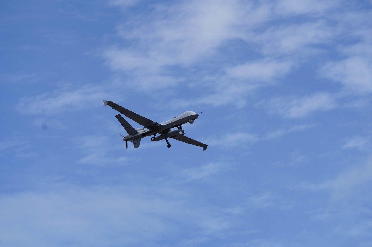O dronă MQ-9 Reaper a căzut la Câmpia Turzii. Vasile Dîncu: Drona era operată de americani
