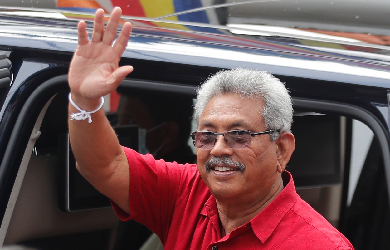 Președintele fugar din Sri Lanka, întors în țară după două luni, a primit deja casă și echipă de securitate