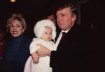 Marla Maples Trump and Donald Trump with daughter Tiffany Trump in New York in March 1994. Photo Credit: Henry McGee/MediaPunch