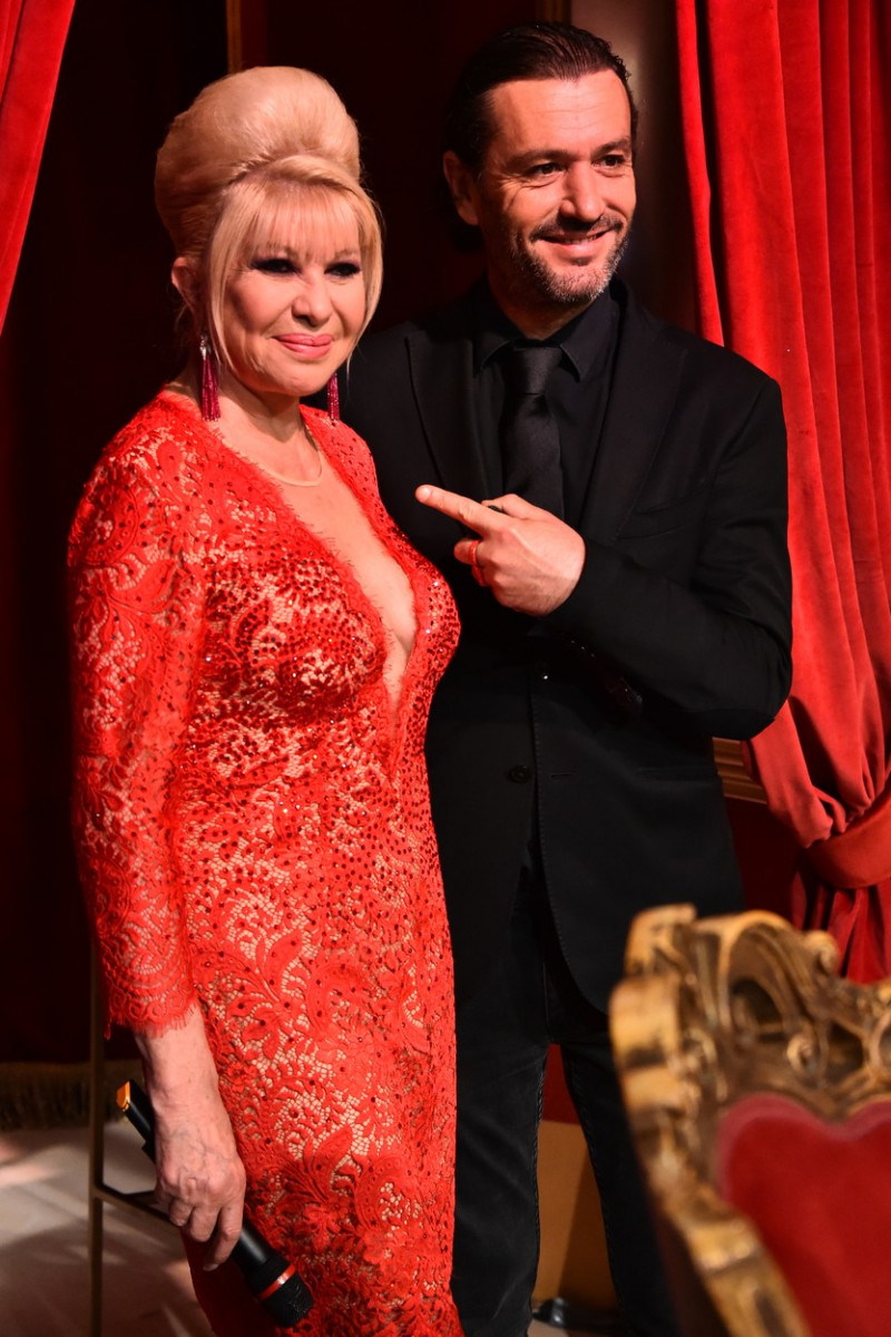 Ivana Trump and Rossano Rubicondi guests of the broadcast Dancing with the stars