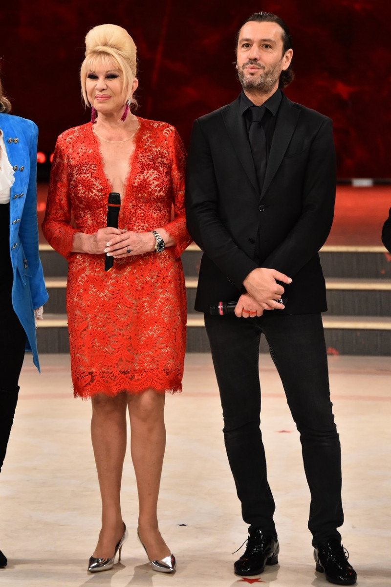 Ivana Trump and Rossano Rubicondi guests of the broadcast Dancing with the stars