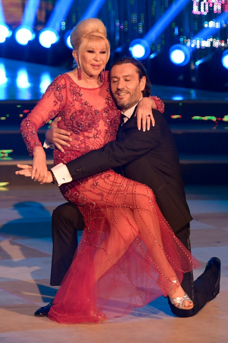 Rossano Rubicondi &amp; Ivana Trump perform at the Ballando con le stelle 2018 in Rome, Italy - 05 May 2018