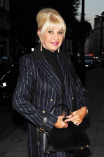 Ivana Trump, real estate tycoon Donald Trump's ex-wife, arrives at C restaurant in London