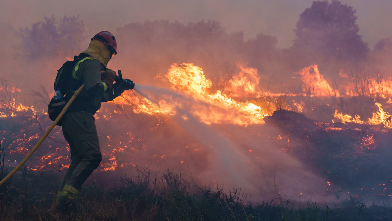 Incendiu în Spania