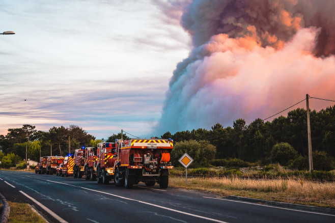 Franța incendiu