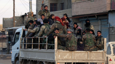 Luptători kurzi din Siria.