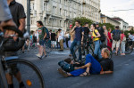 Protest against tax changes in Budapest, Hungary - 12 Jul 2022