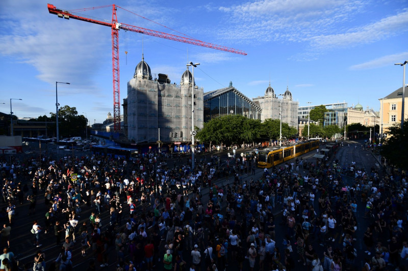 Hungary Tax Law Protest