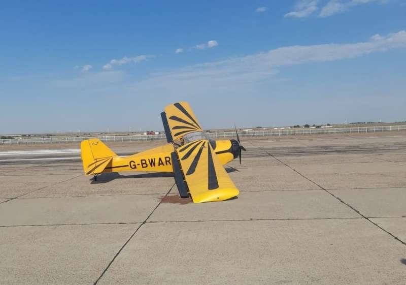Incident aviatic pe Aeroportul Mihail Kogălniceanu din Constanța. Un avion de mici dimensiuni s-a defectat la aterizare