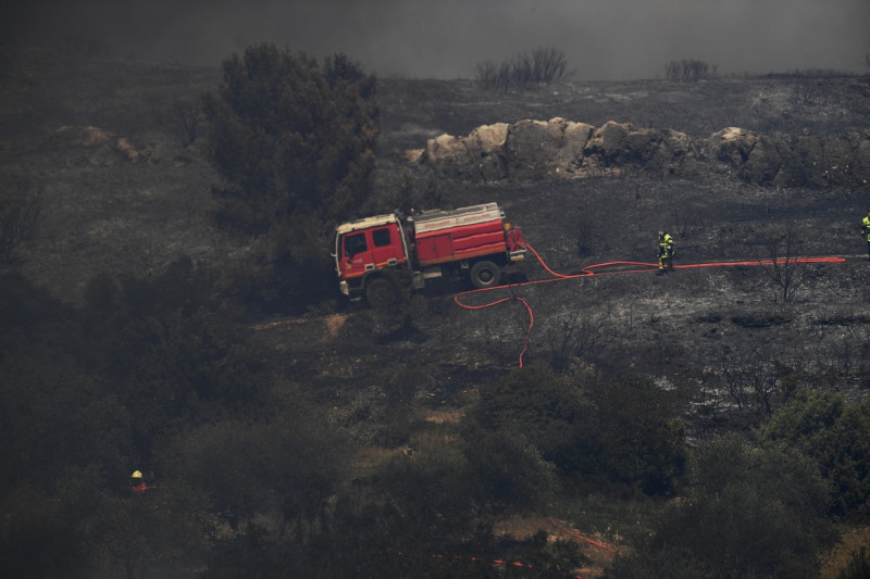 Europa, devastată de incendii în mijlocul unui val de caniculă Foto Profimedia Images (4)
