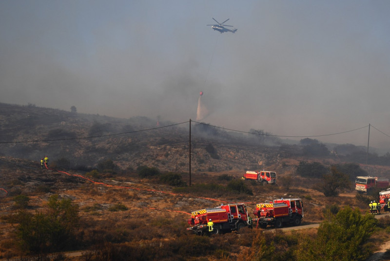 Europa, devastată de incendii în mijlocul unui val de caniculă Foto Profimedia Images (12)