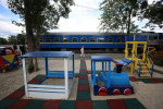 Ukraine Crisis / Train shelter in Irpin