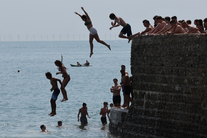 Red Extreme Heat Warning Is Issued in the UK