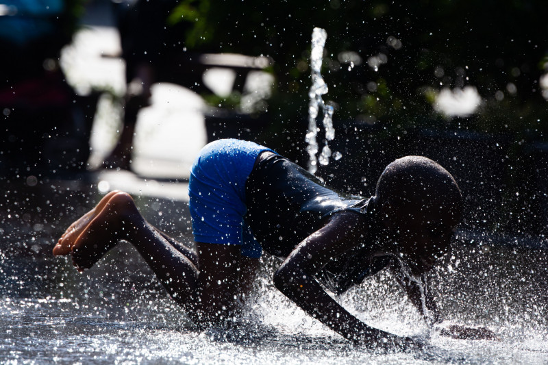 Heatwave In Düsseldorf, Germany - 18 Jul 2022