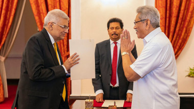 Ranil Wickremesinghe și Gotabaya Rajapaksa