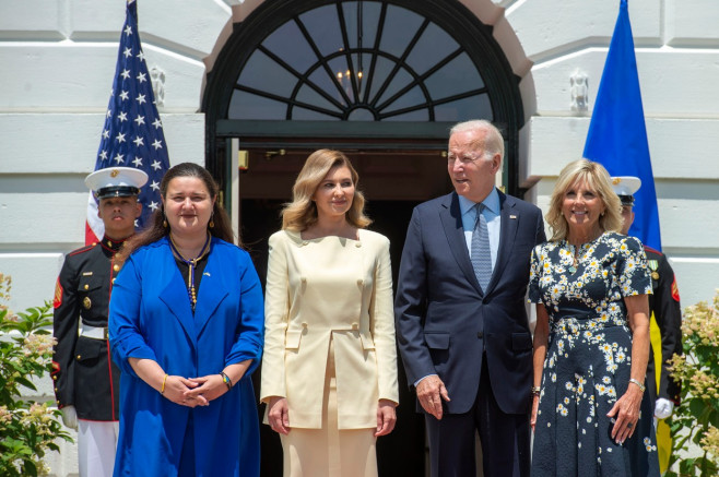 President and First Lady Welcome First Lady of Ukraine to White House