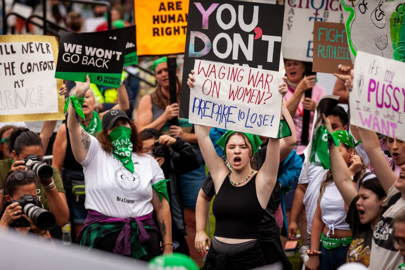 Civil disobedience for abortion access at the White House, Washington, United States - 09 Jul 2022