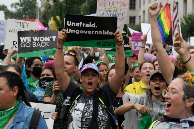 Women's March On Abortion Right Rally, Washington Dc, United States - 09 Jul 2022