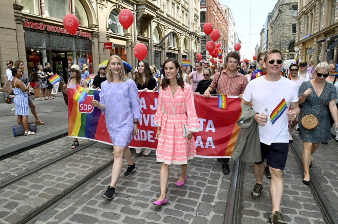 Helsinki Pride 2022 march, Finland - 02 Jul 2022