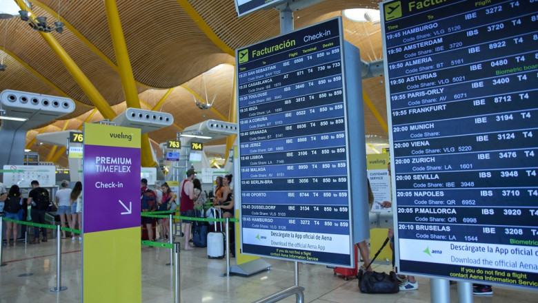 tabela zboruri in aeroportul din madrid