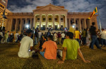 People Perform Musical Concerts At The Presidential Secretariat Office, Colombo, Sri Lanka - 12 Jul 2022