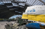 The Destroyed Largest Ukrainian Transport Plane Antonov An-225 Mriya (Dream), Hostomel, Ukraine - 08 Jul 2022