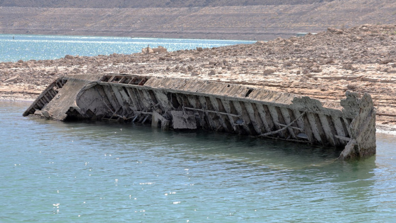 Navă din al Doilea Război Mondial descoperită în lacul Mead