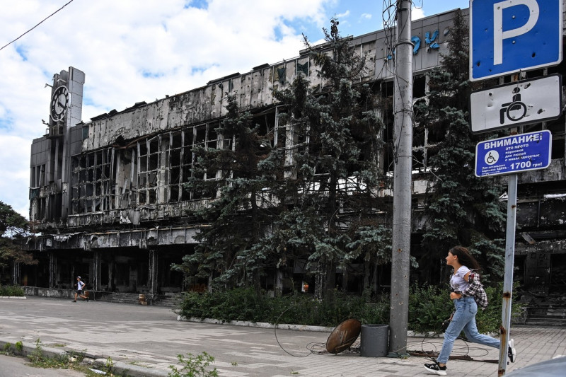 DPR Russia Ukraine Military Operation Railway Station