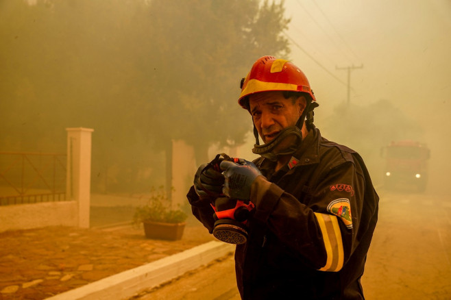 Wildfires, Lesvos, Greece