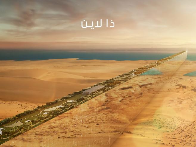 Arabia Saudită plănuiește să construiască un oraș în linie pe 170 de km la NEOM. Foto- NEOM Twitter (1)